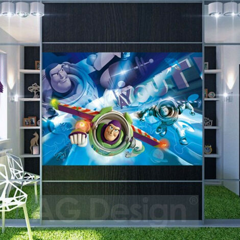 Poster M Buzz l'éclair Toy Story Disney intisse160X115 CM