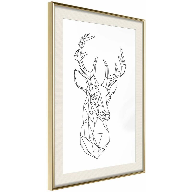 

Rtgs - Póster - Minimalist Deer Medidas 30X45