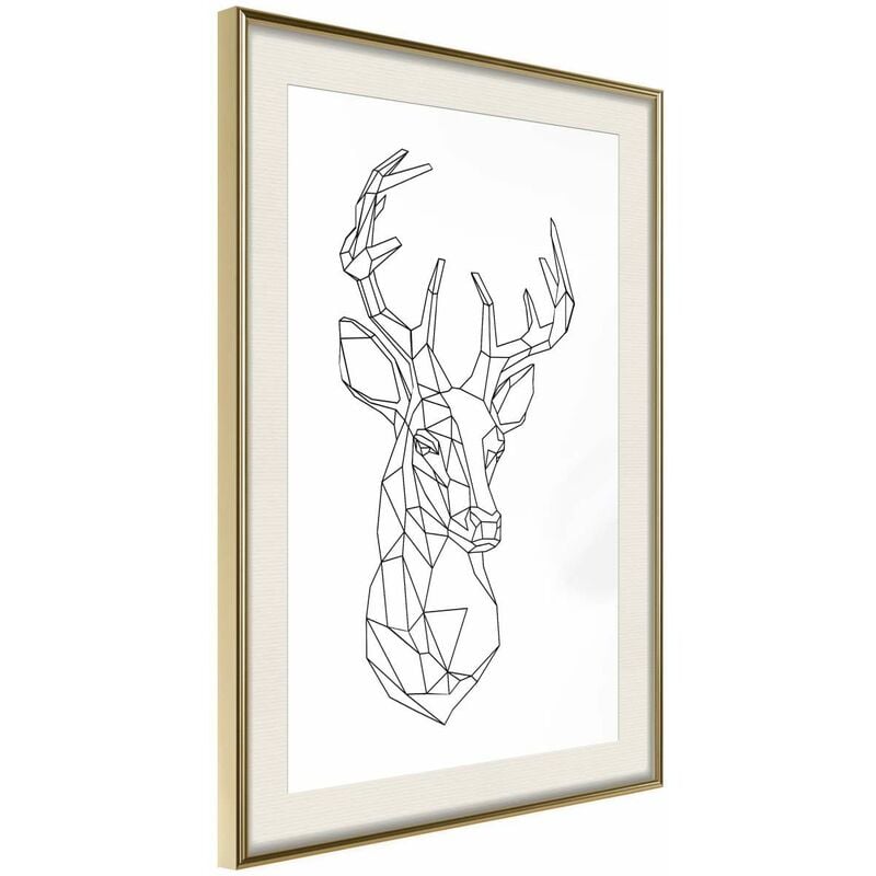 

Rtgs - Póster - Minimalist Deer Medidas 30X45
