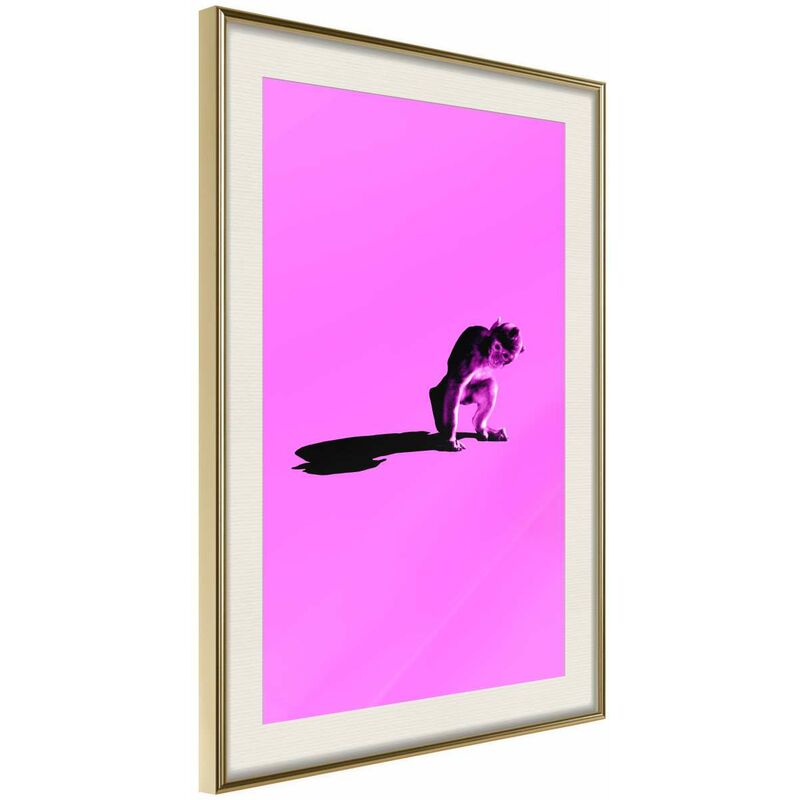 

Rtgs - Póster - Monkey on Pink Background Medidas 30X45