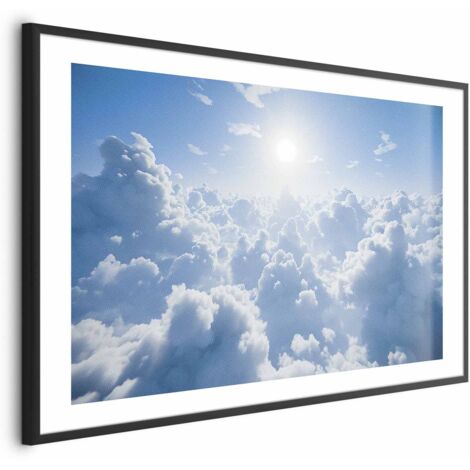Póster - Paz Celestial: Cálidos Rayos de Sol