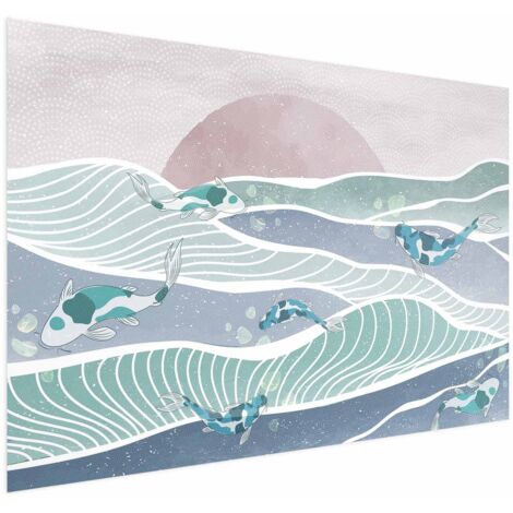 Póster - Peces en las olas