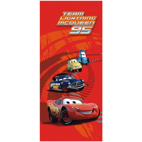 Poster porte Flash 95 Cars Disney intisse 90X202 CM