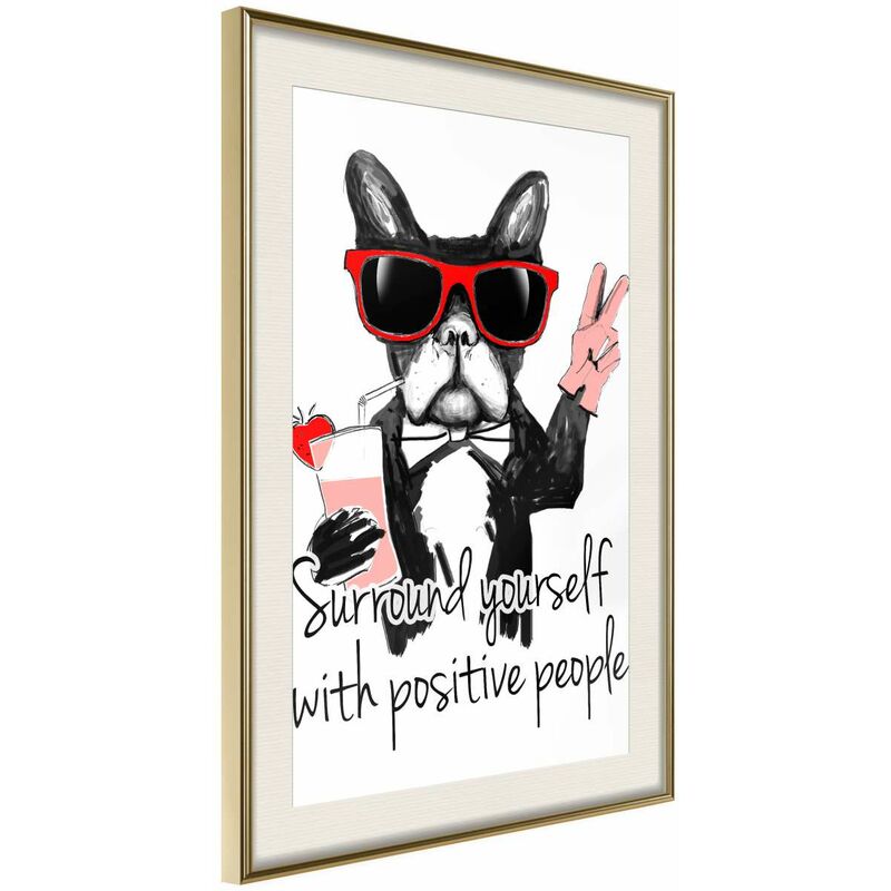 

Rtgs - Póster - Positive Bulldog Medidas 20X30