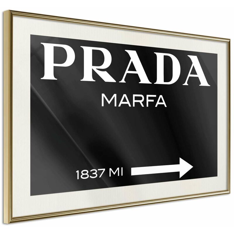 

Rtgs - Póster - Prada (Black) Medidas 30X20