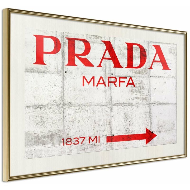 

Rtgs - Póster - Prada (Red) Medidas 45X30