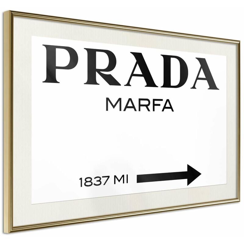 

Rtgs - Póster - Prada (White) Medidas 60X40