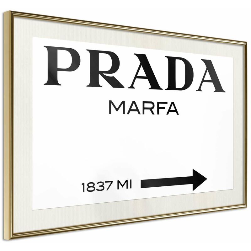 

Rtgs - Póster - Prada (White) Medidas 30X20