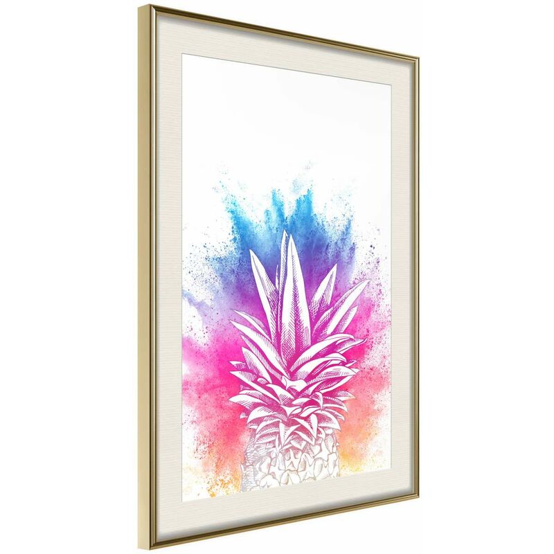 

Rtgs - Póster - Rainbow Pineapple Crown Medidas 30X45