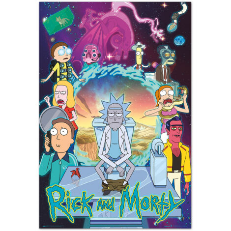 Poster rick &amp morty saison 4