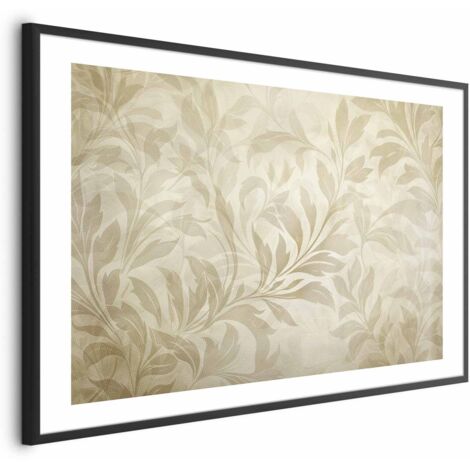 Poster - Sabbia, foglie e viti