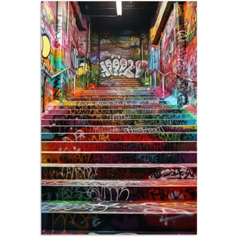 POSTER Scale - Graffiti - Colori - Arte 40x60 cm
