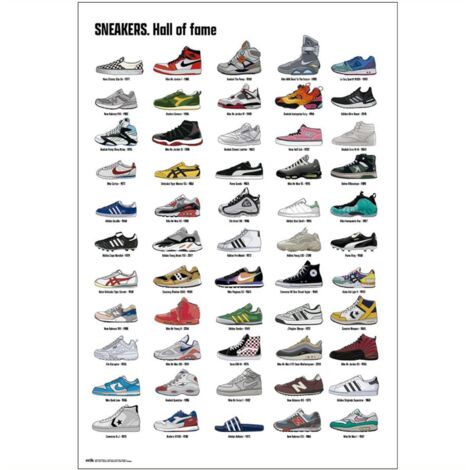 Poster sneakers hall of fame