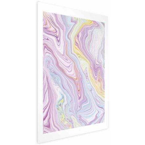 Poster - Sogno colorato - forme astratte in colori pastello