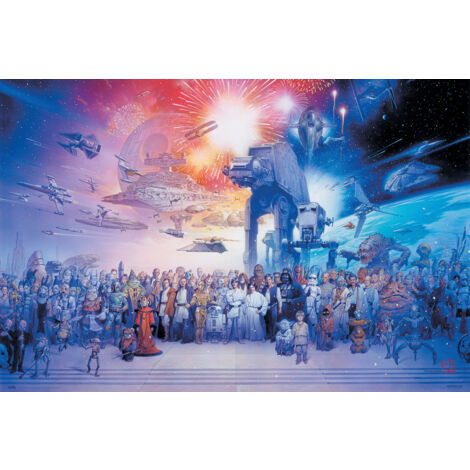 Poster star wars legacy personnages