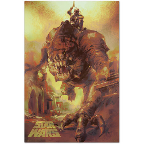 Poster star wars rancor ride