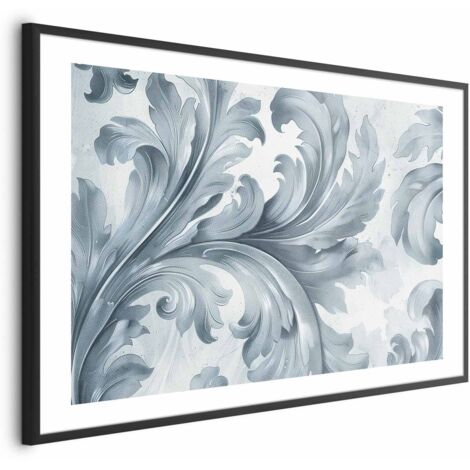 Poster – Steinornament im Barockstil