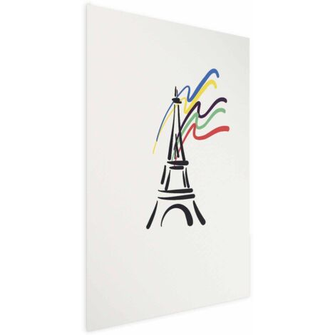 Póster - Torre Eiffel y colores