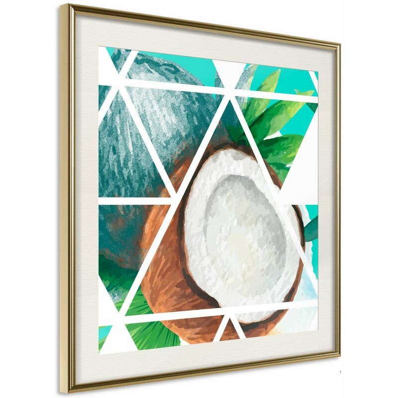 

Rtgs - Póster - Tropical Mosaic with Coconut (Square) Medidas 20X20