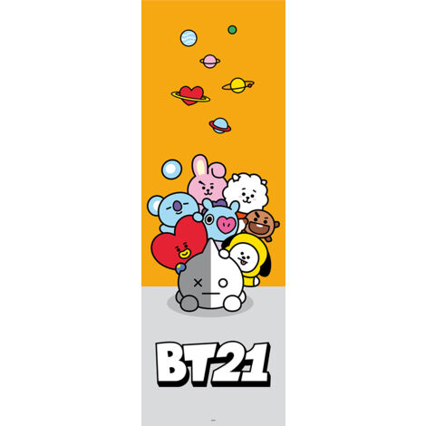 Poster Tür bt21 Zeichen