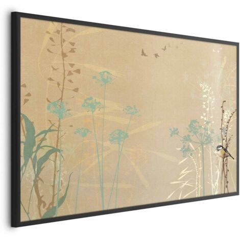 Poster – Vogel auf der Wiese