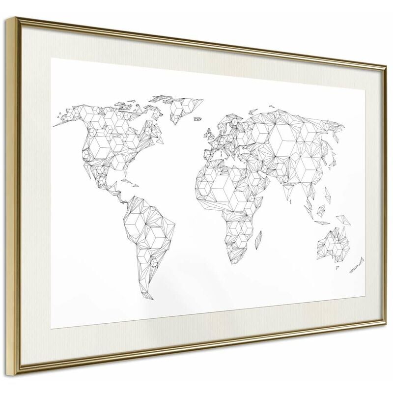 

Rtgs - Póster - World of Diamonds and Triangles Medidas 90X60