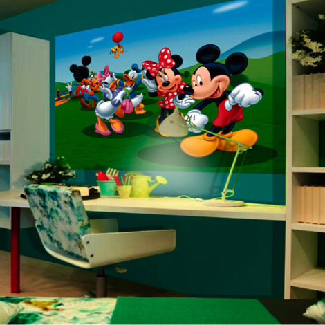 Poster XXL intisse La Maison de Mickey Disney 160X115 CM