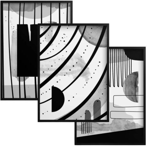 Pósteres de pared con imágenes abstractas y modernas para decoración de dormitorios.
