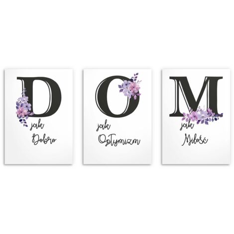 Pósters decorativos de pared para la sala de estar Inspiradores Motivacionales 3x50x70
