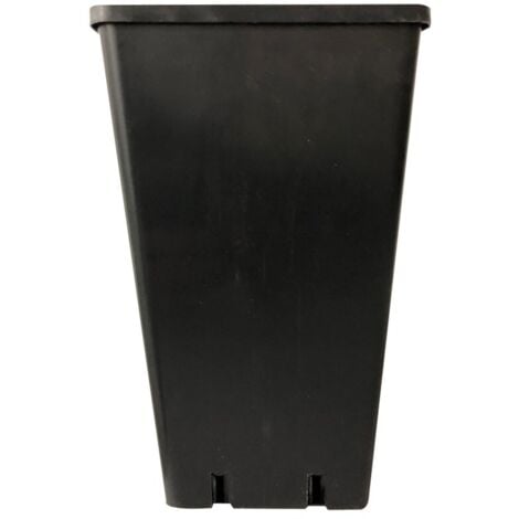 NUOVA PASQUINI E BINI SPA Pot 1,8L carré noir plastique 10,5 X 10,5 X h 22cm