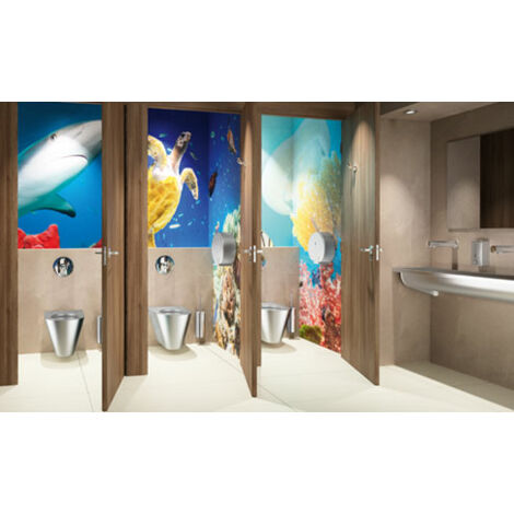 Pot à balai WC mural sans couvercle DELABIE Inox poli brillant - 4048P - Inox