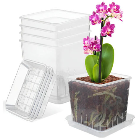Pot à bonsaï décoratif avec évier pour bonsaï, 4 unités