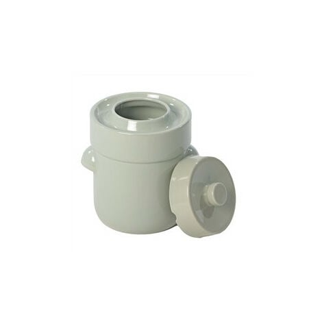 OUTILS ET NATURE Pot à choucroute avec pierres lacto-fermentation 3L Gris