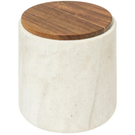 Pot à Coton Design "Côme" 11cm Beige