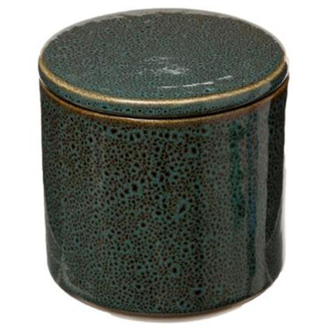 Pot à Coton Design "Green Harmony" 10cm Vert
