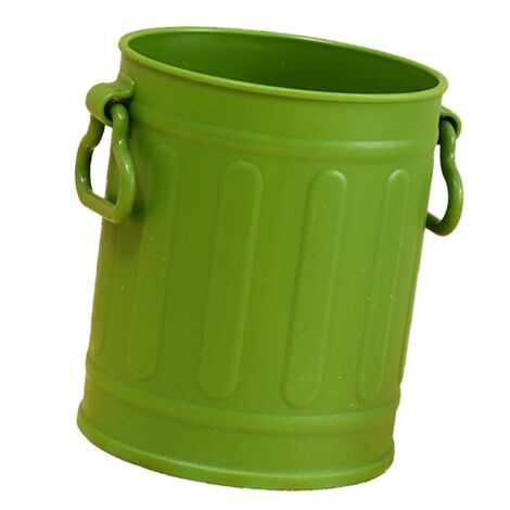 Pot à crayons en plastique de grande capacité, joli récipient de rangement pour crayons pour la maison, l'école et le bureau, vert