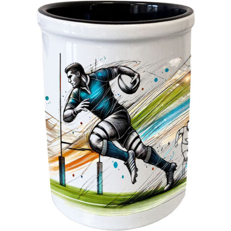 Pot à crayons rugby