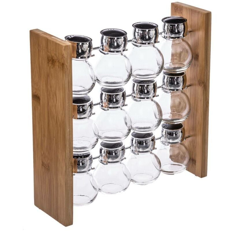 5five Simply Smart - Support 12 pots à épices bambou - 5five