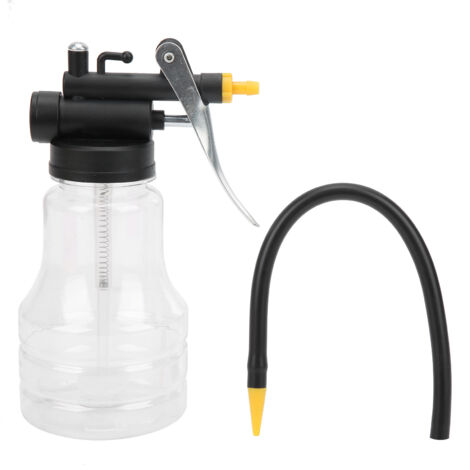 Pot à huile haute pression manuel transparent pour machine, équipement de remplissage 250ml avec tube long