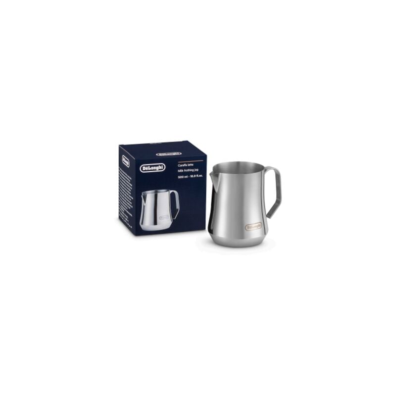 Pichet à mousse de lait en acier inoxydable de 500ml DeLonghi - AS00000268