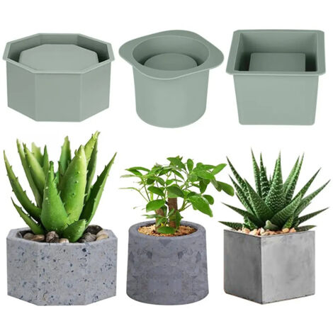 Pot à orchidées en céramique blanche de 12,7 cm (5 pouces) avec fente