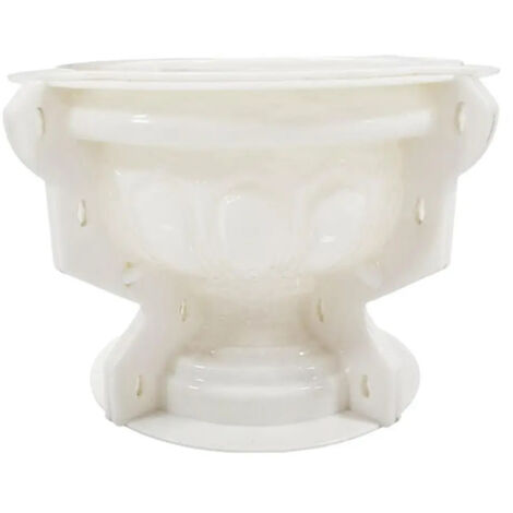 Pot à orchidées transparent Ff 5 avec trous + base Cy