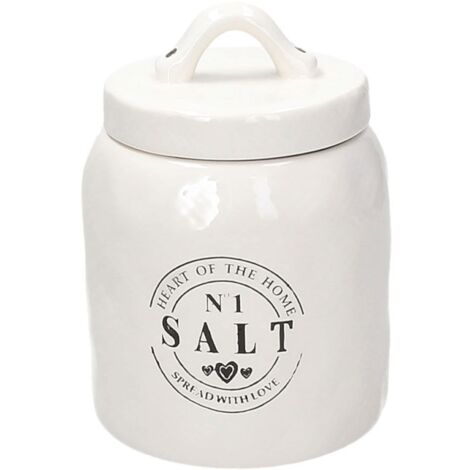 POT À SEL - 720 Cc Céramique Beige