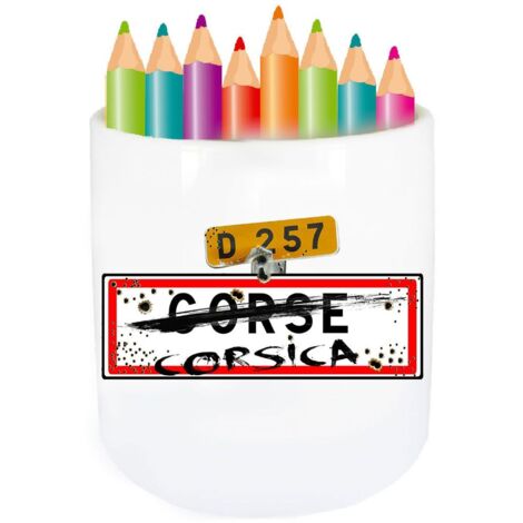 Pot à stylo en céramique Corsica Cbkreation