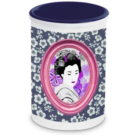 Pot à stylos en céramique Concubines japonaises Cbkreation