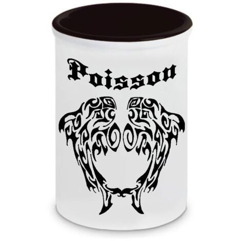 Pot à stylos en céramique Poisson Cbkreation