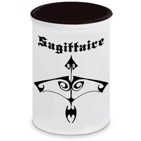 Pot à stylos en céramique Sagittaire Cbkreation