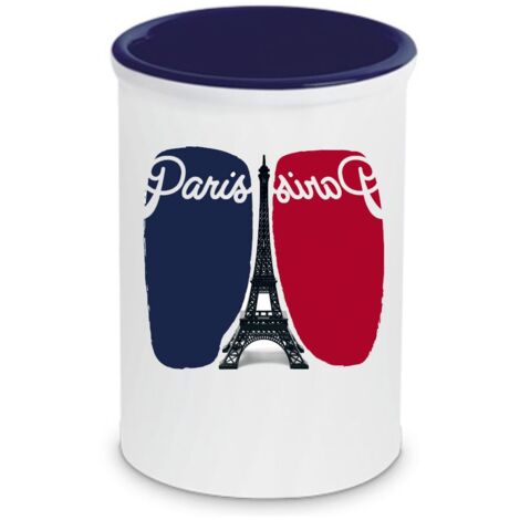 Pot à stylos en céramique Tour Eiffel Cbkreation