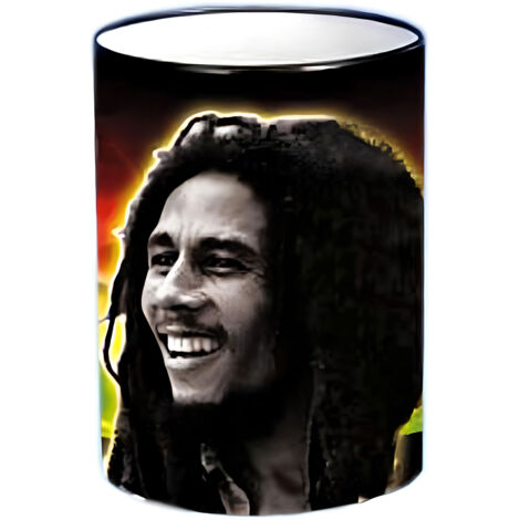 Pot à stylos métallique Bob Marley
