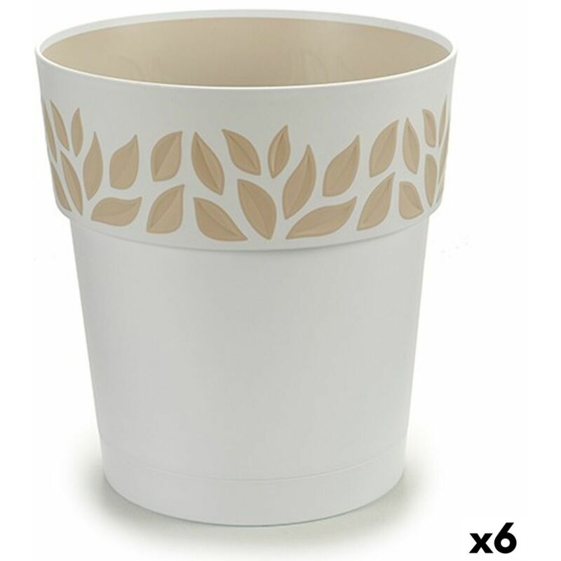 Pot d'arrosage Stefanplast cloe white plastic 25 x 25 x 25 cm (6 pièces)